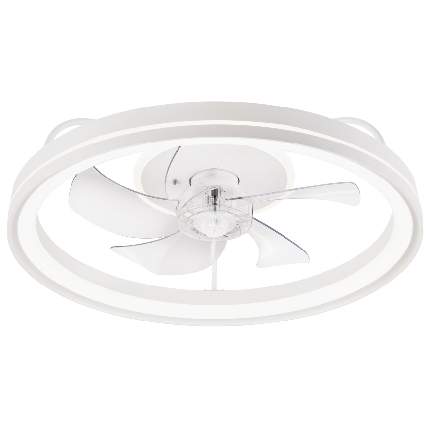 Plafonieră LED dimabilă cu ventilator FARGO LED/37W/230V alb + telecomandă