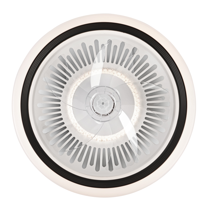 Plafonieră LED dimabilă cu ventilator GEMMA LED/37W/230V alb + telecomandă