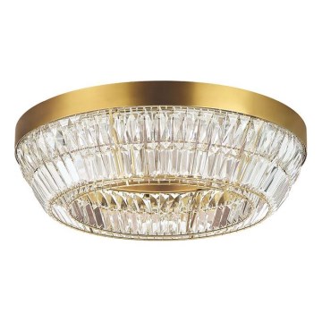 Plafonieră LED de cristal dimabilă Zambelis 23047 LED/38W/230V CRI 90 3000K d. 60 cm alamă