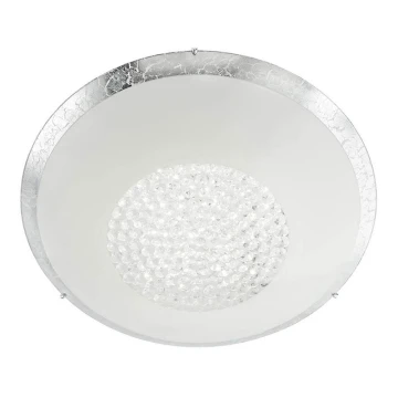 Plafonieră LED de cristal RA LED/12W/230V d. 30 cm argintiu Redo 05-898