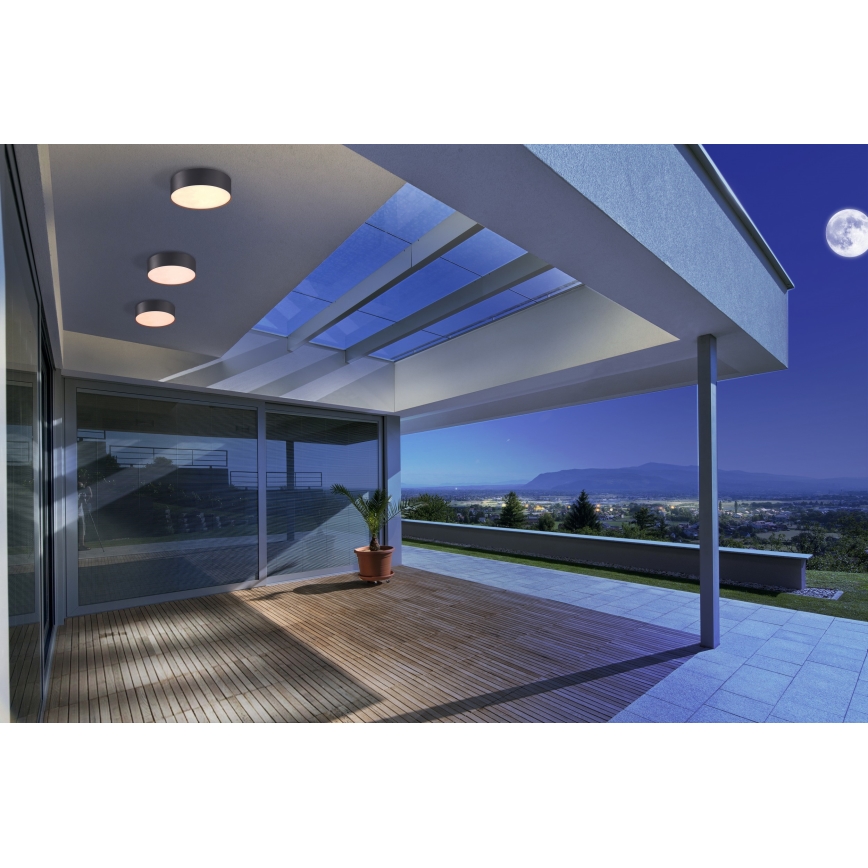 Plafonieră LED de exterior CASPER LED/15W/230V IP54 rotundă Azzardo AZ4490