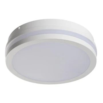 Plafonieră LED de exterior cu senzor BENO LED/18W/230V 4000K albă IP54