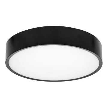 Plafonieră LED de exterior cu senzor MARTIN LED/15W/230V 3000/4000K d. 30 cm IP65 negru