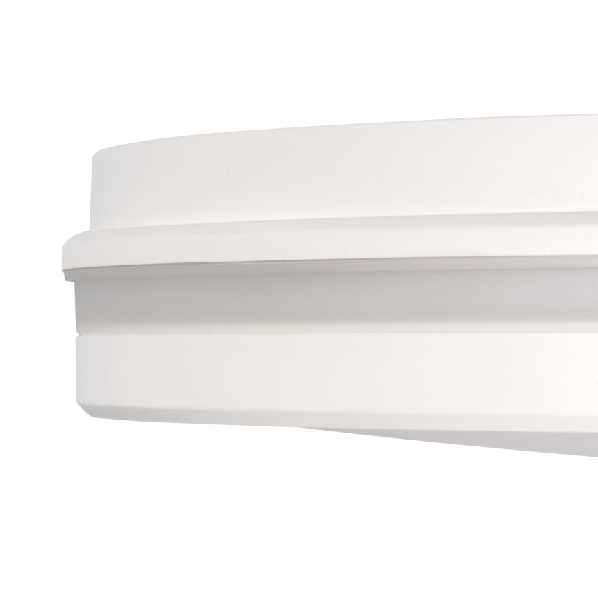 Plafonieră LED de exterior BENO ECO LED/12W/230V 3000/4000/6500K d. 20 cm IP65 alb