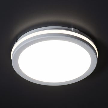 Plafonieră LED de exterior BENO ECO LED/20W/230V 3000/4000/6500K d. 20 cm IP65 alb