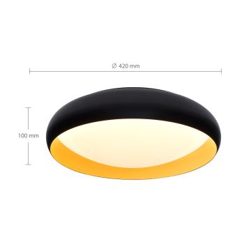 Plafonieră LED dimabilă Brilagi LIVIA LED/48W/230V 3000-6500K d. 42 cm + telecomandă