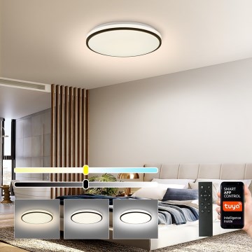 Plafonieră LED dimabilă Brilagi SMART LED/28W/230V 3000-6000K d. 35 cm Wi-Fi Tuya + telecomandă