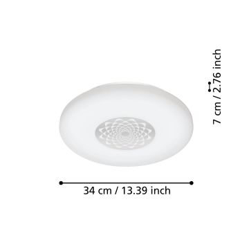 Plafonieră LED dimabilă LED/15,6W/230V 2700-6500K Eglo