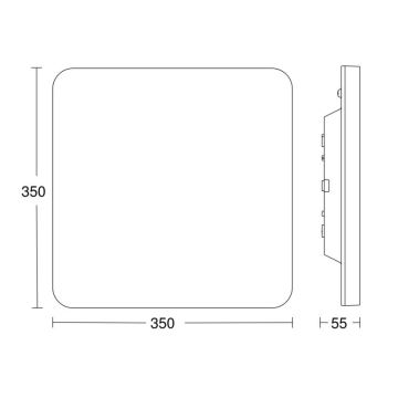 Plafonieră LED dimabilă cu senzor RS PRO R30 Q plus SC 23,9W/230V IP40 3000K Steinel 067786