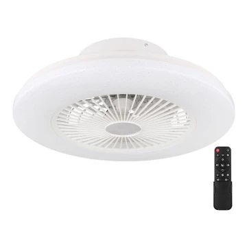 Plafonieră LED dimabilă cu ventilator LED/30W/230V 3000-6500K Globo + telecomandă