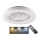 Plafonieră LED dimabilă cu ventilator LIBYA LED/48W/230V 3000-6500K alb + telecomandă