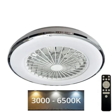 Plafonieră LED dimabilă cu ventilator OPAL LED/48W/230V 3000-6500K + telecomandă