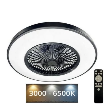 Plafonieră LED dimabilă cu ventilator OPAL LED/72W/230V 3000-6500K + telecomandă