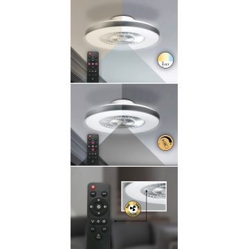 Plafonieră LED dimabilă cu ventilator Rabalux LED/40W/230V 3000-6500K + telecomandă