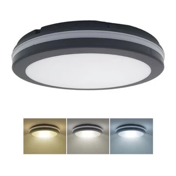 Plafonieră LED dimabilă de exterior LED/36W/40W/44W/230V 3000/4000/6500K IP65 negru