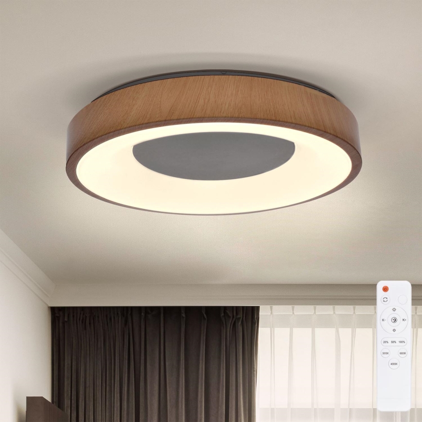 Plafonieră LED dimabilă DORIA LED/48W/230V 3000-6500K d. 39 cm + telecomandă