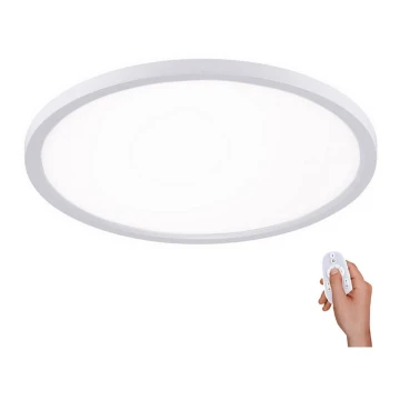 Plafonieră LED dimabilă FLAT LED/23,5W/230V 2700-5000K Leuchten Direkt 15571-16 + telecomandă