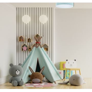 Plafonieră LED dimabilă SMART GALAXY KIDS LED/24W/230V 3000-6500K verde/alb stele + telecomandă