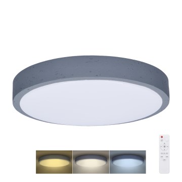 Plafonieră LED dimabilă GREY LED/60W/230V 3000-6500K gri d. 49 cm + telecomandă