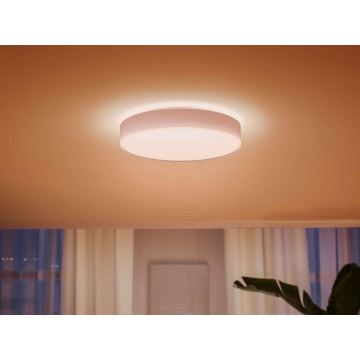 Plafonieră LED dimabilă Hue ENRAVE LED/33,5W/230V 2200-6500K d. 425 mm albă Philips + telecomandă