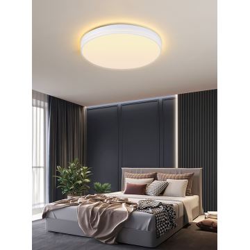 Plafonieră LED dimabilă Immax NEO 07149-W51 NEO LITE AREAS LED/48W/230V Tuya Wi-Fi alb + telecomandă