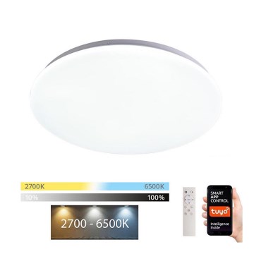 Plafonieră LED dimabilă Immax NEO 07156-38 ANCORA LED/24W/230V 2700-6500K Wi-Fi Tuya + telecomandă