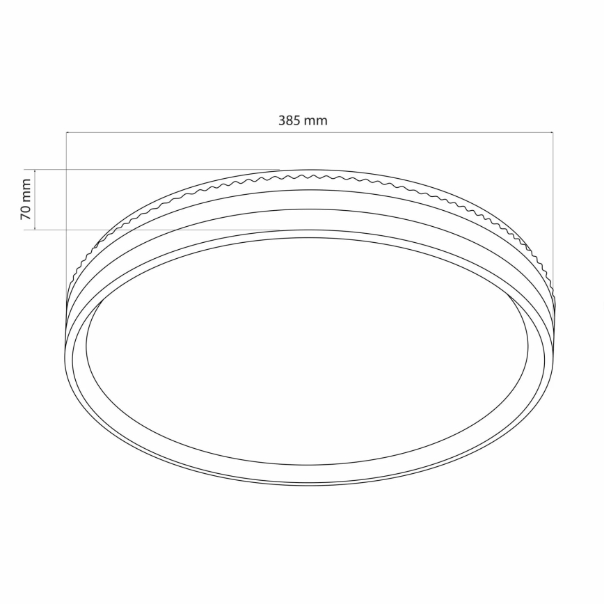 Plafonieră LED dimabilă pentru baie JADWIGA LED/42W/230V 3000-6000K IP44 + telecomandă