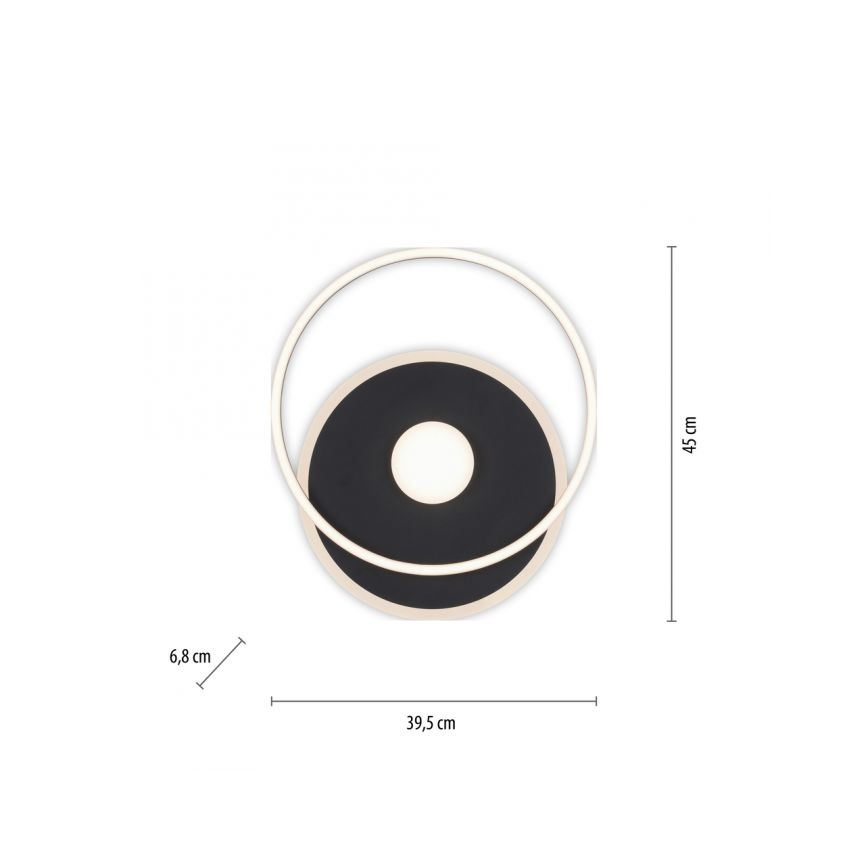 Plafonieră LED dimabilă JUST LIGHT. 15046-18 DOMINO LED/26,5W/230V