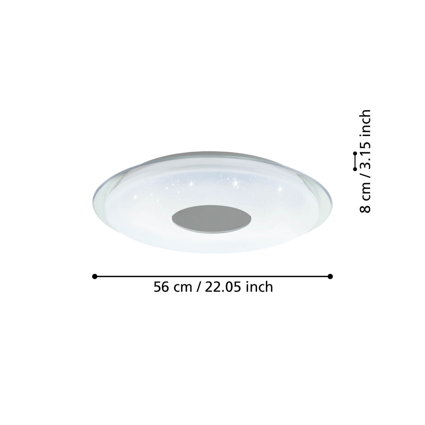 Plafonieră LED dimabilă LED/44,8W/230V 2700-6500K ZigBee Eglo