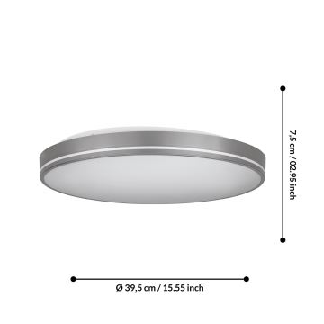 Plafonieră LED dimabilă LED/22W/230V 3000-6500K Eglo + telecomandă