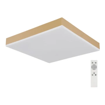 Plafonieră LED dimabilă LED/24W/230V 2700-6500K auriu Globo + telecomandă