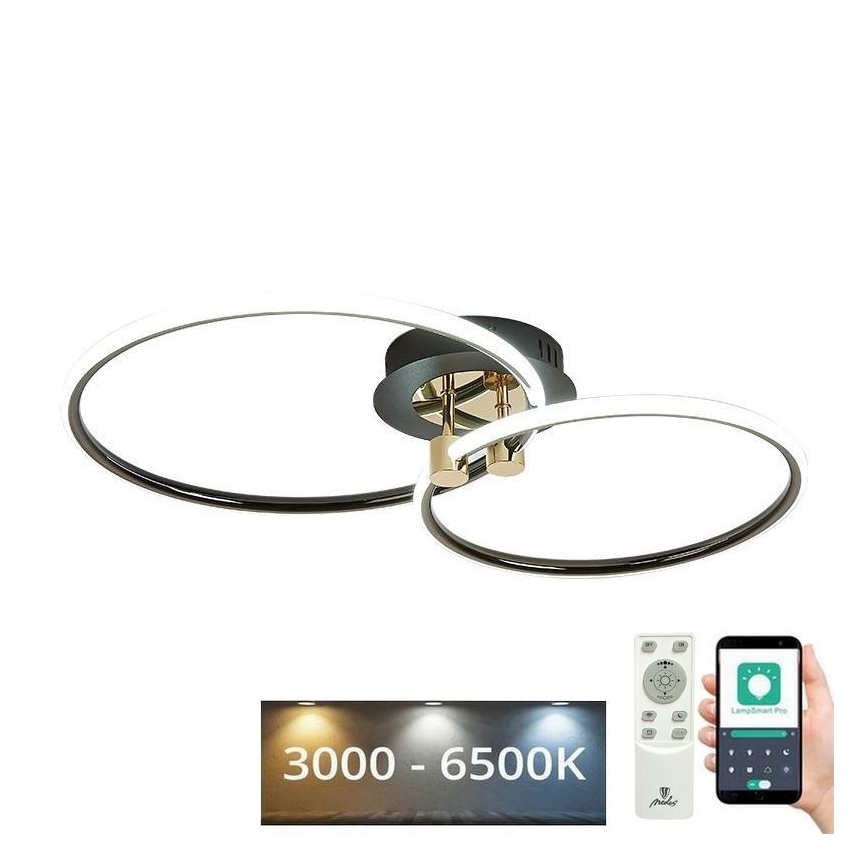Plafonieră LED dimabilă LED/48W/230V 3000-6500K + telecomandă