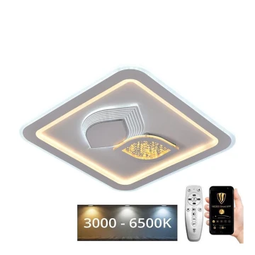 Plafonieră LED dimabilă LED/95W/230V 3000-6500K + telecomandă