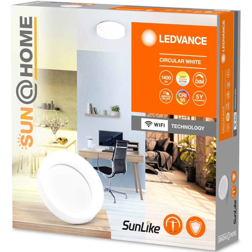 Plafonieră LED dimabilă Ledvance SUN@HOME CIRCULAR LED/18,5W/230V Wi-Fi