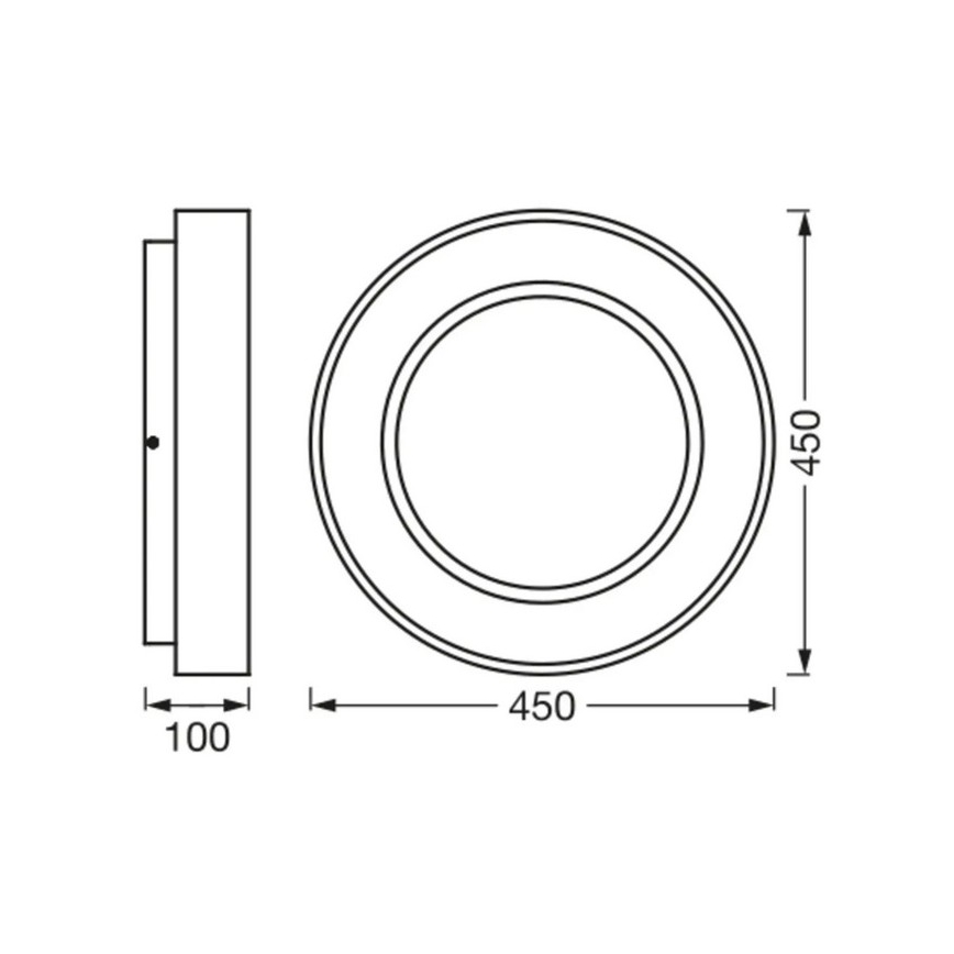 Plafonieră LED dimabilă Ledvance SUN@HOME CIRCULAR LED/18,5W/230V Wi-Fi