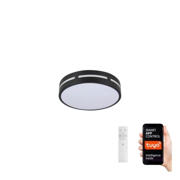Plafonieră LED dimabilă NEO LITE PERFECTO LED/24W/230V Wi-Fi Tuya neagră Immax NEO 07152-B30 + telecomandă