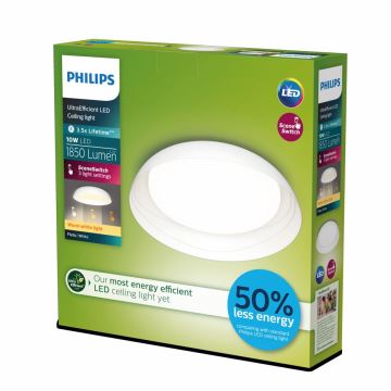 Plafonieră LED dimabilă Philips FLETA LED/10W/230V 2700K alb