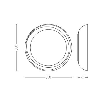 Plafonieră LED dimabilă Philips FLETA LED/10W/230V 2700K transparent