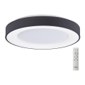 Plafonieră LED dimabilă SANTANA LED/80W/230V negru Azzardo AZ4995 + telecomandă