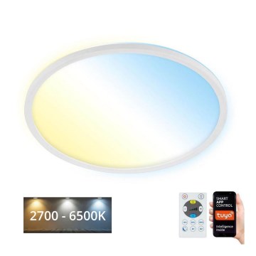 Plafonieră LED dimabilă SLIM LED/22W/230V 2700-6500K Wi-Fi Tuya Brilo + telecomandă