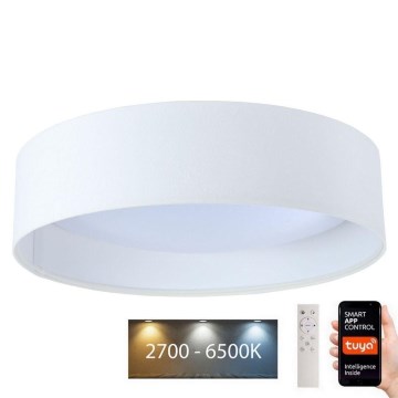 Plafonieră LED dimabilă SMART GALAXY LED/36W/230V d. 55 cm 2700-6500K Wi-Fi Tuya alb + telecomandă