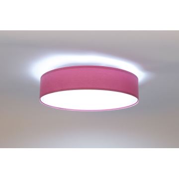 Plafonieră LED dimabilă SMART GALAXY LED/36W/230V d. 55 cm 2700-6500K Wi-Fi Tuya roz/argintiu + telecomandă