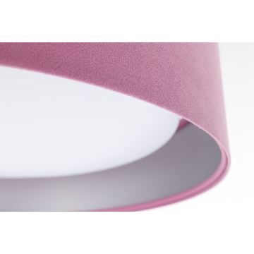 Plafonieră LED dimabilă SMART GALAXY LED/36W/230V d. 55 cm 2700-6500K Wi-Fi Tuya roz/argintiu + telecomandă