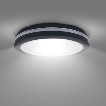 Plafonieră LED dimabilă de exterior LED/18W/22W/26W/230V 3000/4000/6500K IP65 negru