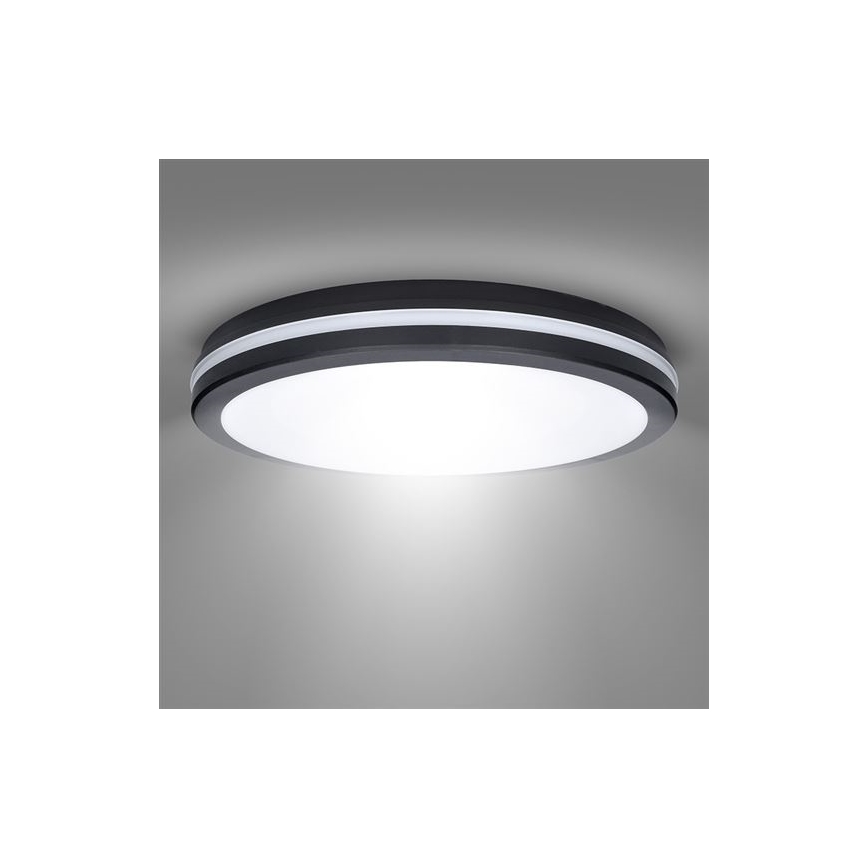 Plafonieră LED dimabilă de exterior LED/36W/40W/44W/230V 3000/4000/6500K IP65 negru