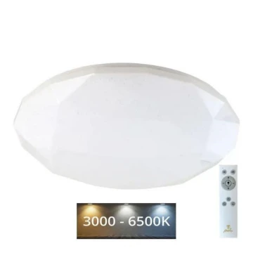 Plafonieră LED dimabilă STAR LED/60W/230V 3000-6500K + telecomandă