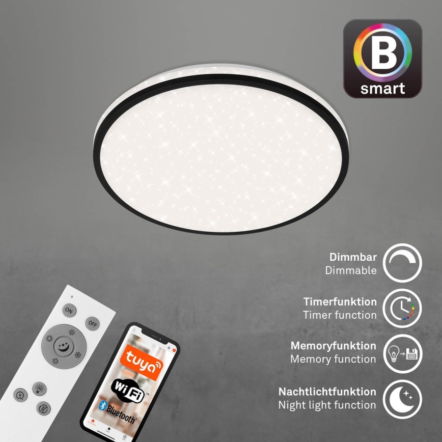 Plafonieră LED dimabilă STARRY SKY LED/24W/230V 3000-6500K Wi-Fi Tuya Brilo + telecomandă