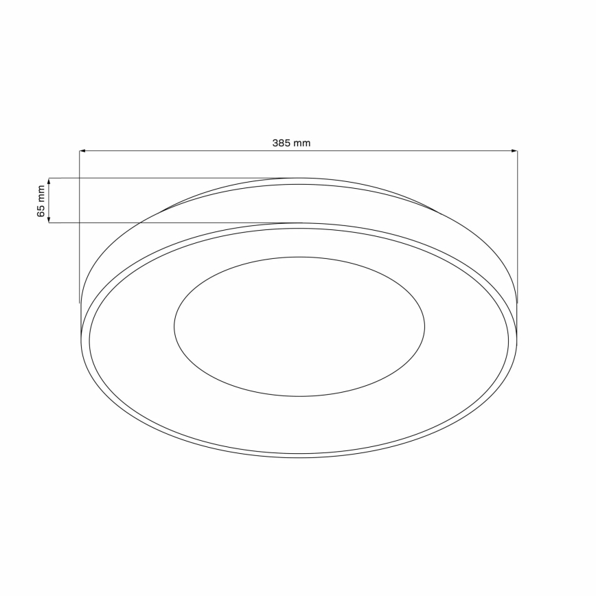 Plafonieră LED dimabilă pentru baie WITOLD LED/48W/230V 3000-6000K IP44 + telecomandă