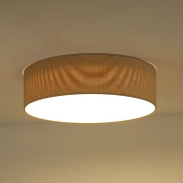 Plafonieră LED Duolla CORTINA LED/26W/230V d. 30 cm bej