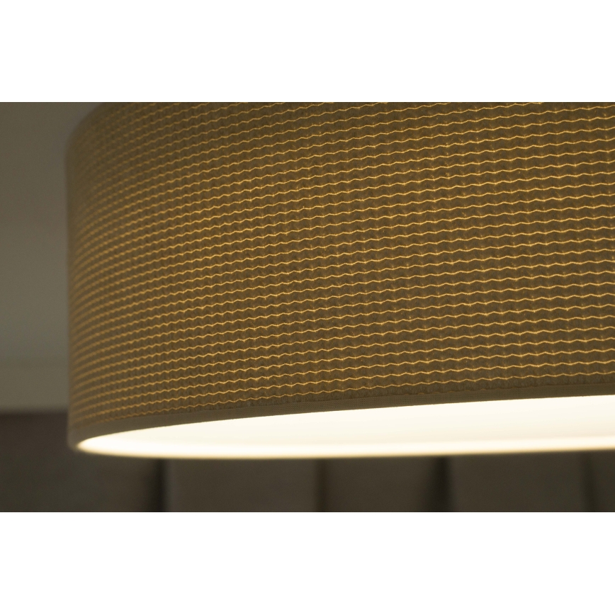 Plafonieră LED Duolla CORTINA LED/26W/230V d. 30 cm bej